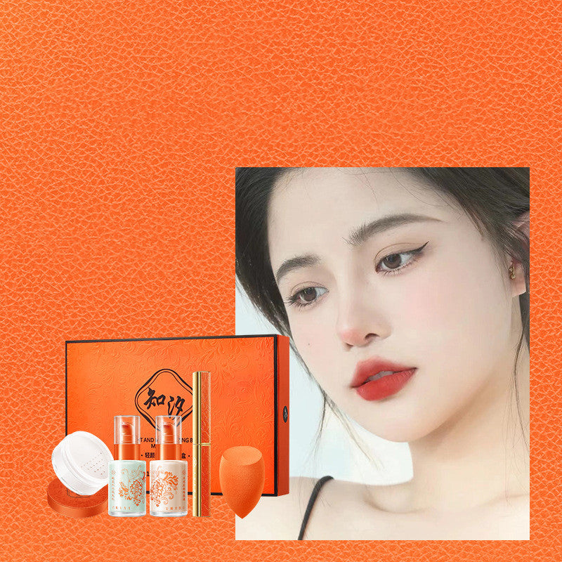 Five Piece Light Fog Makeup Set Pi-Mart