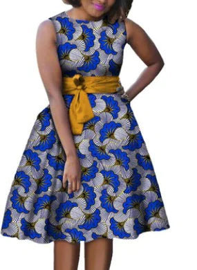 Batik Printed Cotton Dress and Skirt Combo Pi-Mart