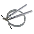 3m High Speed Aerobic Steel Wire Skipping Rope Aluminum Handle Steel Wire Jump Rope Ball Bearing Skipping Rope With Aluminium Alloy Handle And Ball Bearing Tangle-Free Exercise Rope For Fat Burning Exercises Training Fitness Stevvex