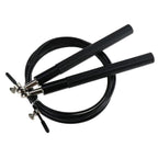 3m High Speed Aerobic Steel Wire Skipping Rope Aluminum Handle Steel Wire Jump Rope Ball Bearing Skipping Rope With Aluminium Alloy Handle And Ball Bearing Tangle-Free Exercise Rope For Fat Burning Exercises Training Fitness Stevvex