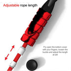 3M Jump Skipping Ropes Cable Adjustable Speed Plastic Thick Double-bearing Skipping Rope Sports Fitness Professional Jump Rope Workout Rope Adjustable Length For Cardio Endurance Training Fitness Stevvex