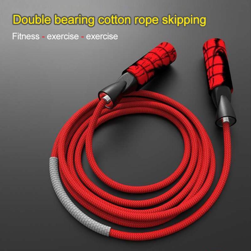 3M Jump Skipping Ropes Cable Adjustable Speed Plastic Thick Double-bearing Skipping Rope Sports Fitness Professional Jump Rope Workout Rope Adjustable Length For Cardio Endurance Training Fitness Stevvex