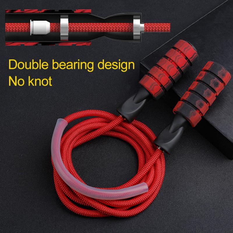 3M Jump Skipping Ropes Cable Adjustable Speed Plastic Thick Double-bearing Skipping Rope Sports Fitness Professional Jump Rope Workout Rope Adjustable Length For Cardio Endurance Training Fitness Stevvex