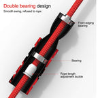 3M Jump Skipping Ropes Cable Adjustable Speed Plastic Thick Double-bearing Skipping Rope Sports Fitness Professional Jump Rope Workout Rope Adjustable Length For Cardio Endurance Training Fitness Stevvex