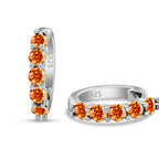3mm Moissanite 10-Stone Stud Earrings 925 Sterling Silver For Women BandsCo Straps