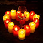 3pcs Led Flameless Candle Flameless Candles Led Candles Battery Operated Candles Plastic Simulated flame LED Birthday Candle Lights Christmas Wedding Party Home Decoration Stevvex