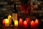 3pcs Led Flameless Candle Flameless Candles Led Candles Battery Operated Candles Plastic Simulated flame LED Birthday Candle Lights Christmas Wedding Party Home Decoration Stevvex