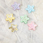 3PCS Love Happy Birthday Cake Toppers Star Cupcake Toppers Cake Decorations Glitter Star Cupcake Picks White Cloud Toothpicks for Baby Shower Stars Cupcake Topper Flags For Wedding Kids Birthday Party Supplies Cake Decoration Stevvex
