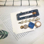 3PCS/Set Women Girls Hair Clips Square Round Pearls Hairpins Headband Barrettes Fashion Hair Clip Hairpins for Women Girls Headwear Styling Tools