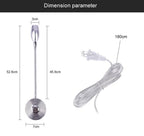 3W Dimmable Wall Reading Lamp, LED Bed Reading Book Light, Wall Sconce Bedside Reading Study Lamp Decorative Table Lamp Cute Study Lamps for Bedroom Décor Stevvex