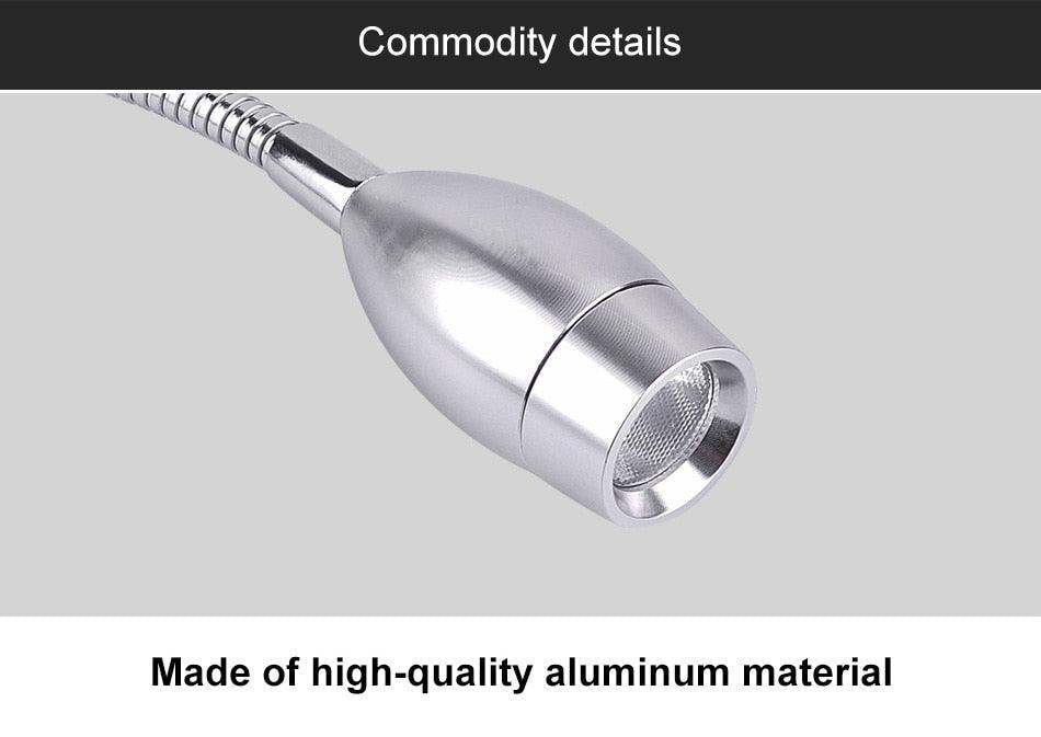3W Dimmable Wall Reading Lamp, LED Bed Reading Book Light, Wall Sconce Bedside Reading Study Lamp Decorative Table Lamp Cute Study Lamps for Bedroom Décor Stevvex
