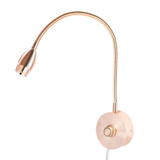 3W Dimmable Wall Reading Lamp, LED Bed Reading Book Light, Wall Sconce Bedside Reading Study Lamp Decorative Table Lamp Cute Study Lamps for Bedroom Décor Stevvex
