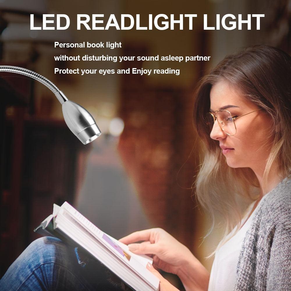 3W Dimmable Wall Reading Lamp, LED Bed Reading Book Light, Wall Sconce Bedside Reading Study Lamp Decorative Table Lamp Cute Study Lamps for Bedroom Décor Stevvex