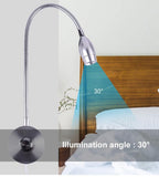 3W Dimmable Wall Reading Lamp, LED Bed Reading Book Light, Wall Sconce Bedside Reading Study Lamp Decorative Table Lamp Cute Study Lamps for Bedroom Décor Stevvex
