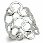 Modern Brass Ring - Rhodium Plated - Minimalist Band - No Gemstone