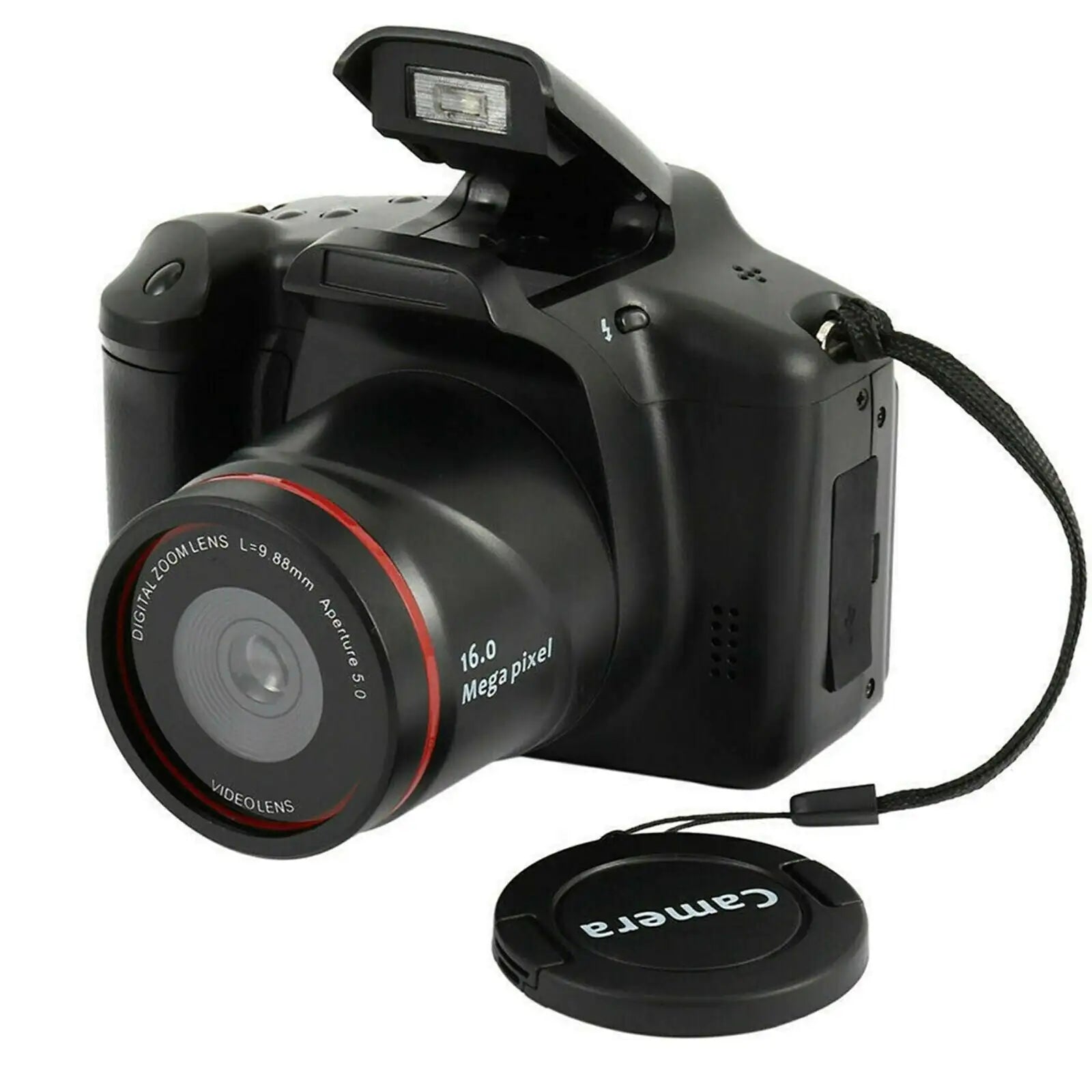 Digital Camera 3.0 Inch TFT LCD Screen 16X Zoom HD 16MP 1080P Anti-Shake Mic US Pi-Mart