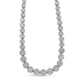 IGI Certified 14K Yellow Gold 14 3/4 cttw Pave Set Round-Cut Diamond Riviera Necklace (F-G Color, S2-I1 Clarity) Lootquake LLC