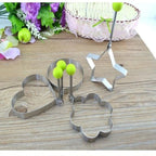 4 Style Stainless Steel Egg Shaper Pancake Mould Omelette Mold Heart Shape Frying Egg Cooking Tool Kitchen Accessories Gadget Stainless Steel Fried Egg Ring Mold Omelette Pancake Rings Cute Shape Egg Mold Cooking Tools Stevvex