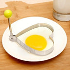 4 Style Stainless Steel Egg Shaper Pancake Mould Omelette Mold Heart Shape Frying Egg Cooking Tool Kitchen Accessories Gadget Stainless Steel Fried Egg Ring Mold Omelette Pancake Rings Cute Shape Egg Mold Cooking Tools Stevvex