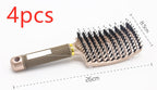 Hairbrush Anti Klit Brushy Haarborstel Women Detangler Hair Brush Bristle Nylon Scalp Massage  Teaser Hair Brush Comb Pi-Mart