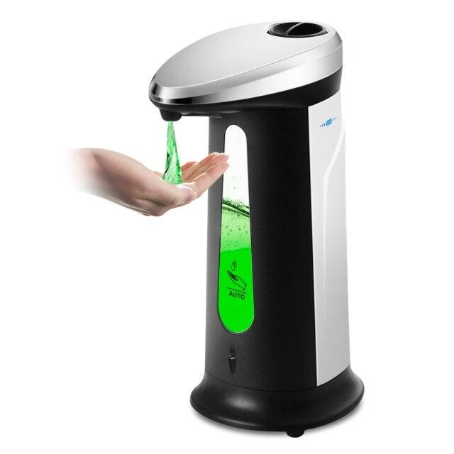 400Ml Automatic Liquid Soap Dispenser Smart Sensor Touchless Sanitizer Portable Soap Dispensers Bottle For Kitchen Bathroom Infrared Motion Sensor Waterproof Base Adjustable Switches Suitable For Bathroom Kitchen Hotel Office Stevvex