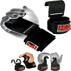 Mrx Weight Lifting Metal Hooks Gym Bodybuilding Workout Deadlift 3 Styles - SJB-DIAMOND ELITES