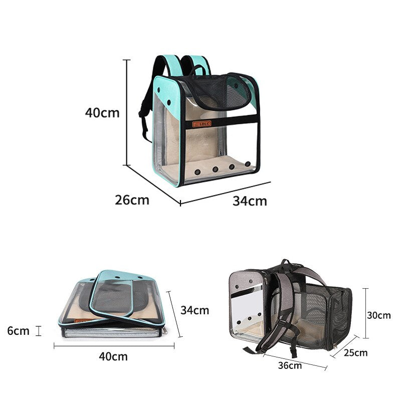 Pet Expandable Backpack - SJB-DIAMOND ELITES