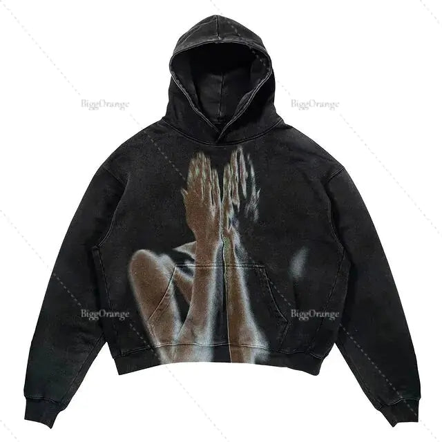 Punk Wind Ninja Printed Hoodies Pi-Mart