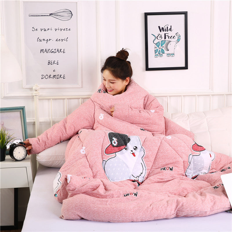 Winter Lazy Quilt with Sleeves Pi-Mart