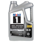 Mobil 1 Advanced Full Synthetic Motor Oil 5W-20, 5 qt (3 Pack)
