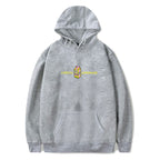 Lemon printed Euramerican velvet hoodie Pi-Mart