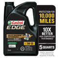 Castrol EDGE 5W-30 Advanced Full Synthetic Motor Oil, 5 Quarts