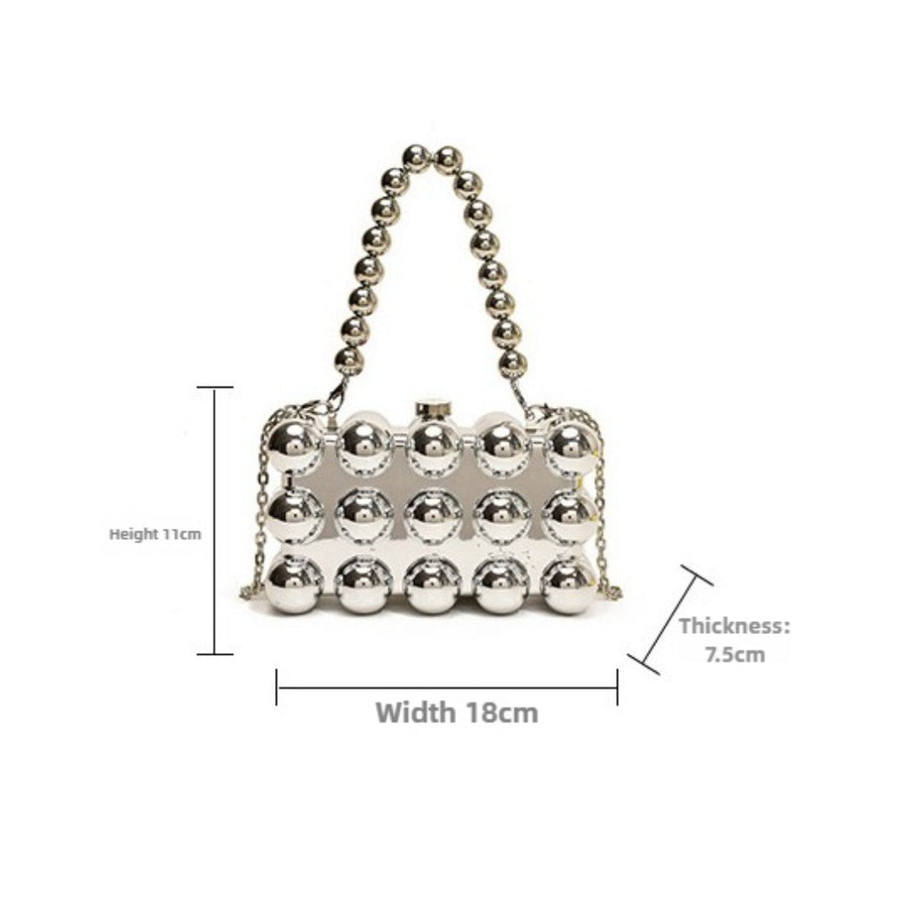 Acrylic Bag, Fashion Polka Dot Crossbody Prom Bag, Party Purse, Prom Bags Clutch, Wedding Purse, Evening Purse, Dinner Bag, - SJB-DIAMOND ELITES
