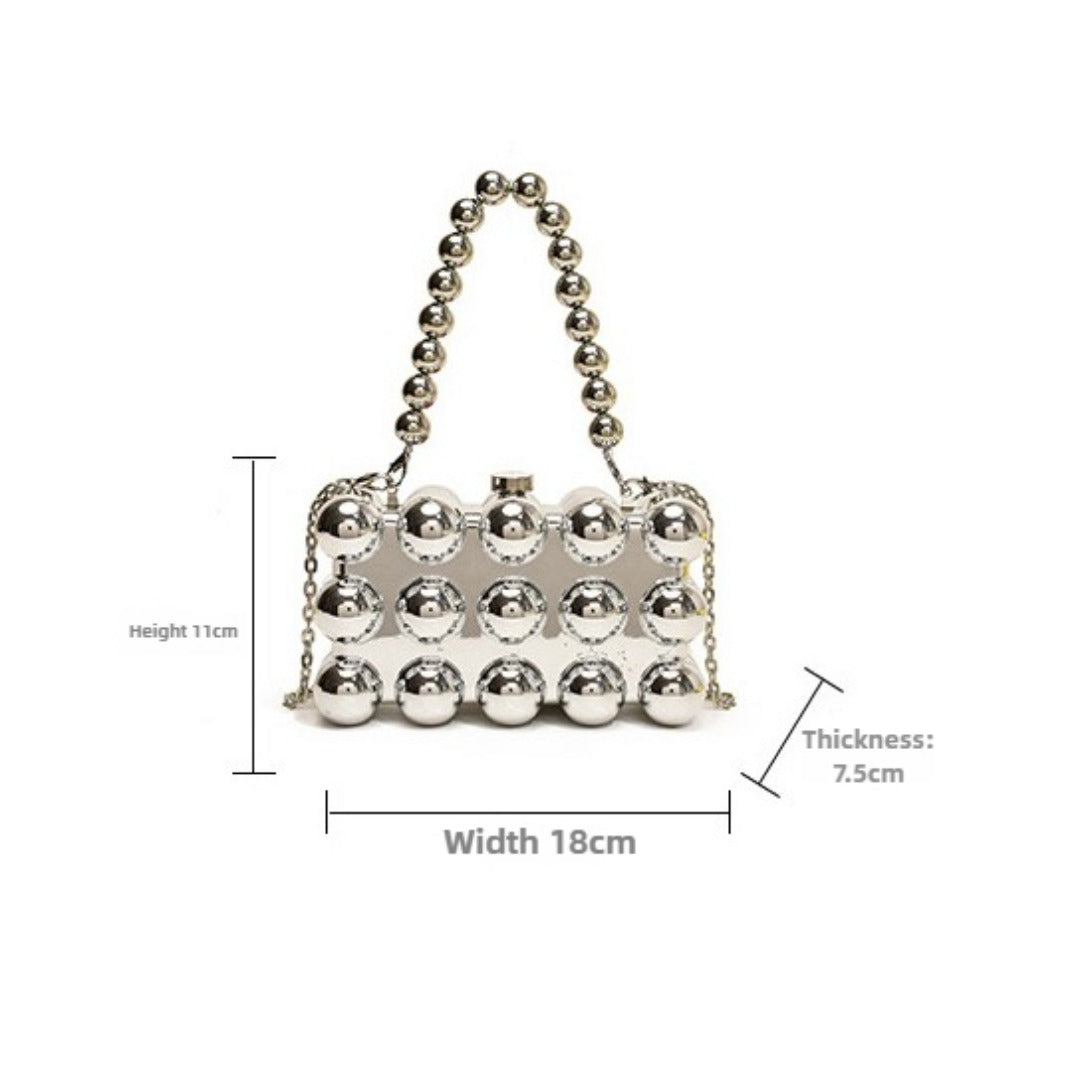 Acrylic Bag, Fashion Polka Dot Crossbody Prom Bag, Party Purse, Prom Bags Clutch, Wedding Purse, Evening Purse, Dinner Bag, - SJB-DIAMOND ELITES