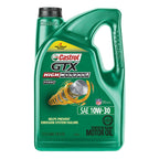 Castrol GTX High Mileage 10W-30 Synthetic Blend Motor Oil, 5 Quarts