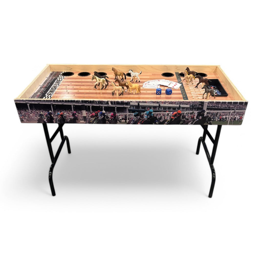 Jumbo Horse Game W/ Drink Holders & Chip Pot - SJB-DIAMOND ELITES