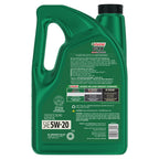Castrol GTX High Mileage 5W-20 Synthetic Blend Motor Oil, 5 Quarts