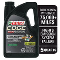 Castrol EDGE High Mileage 10W-30 Advanced Full Synthetic Motor Oil, 5 Quarts EasyOptionXY LLC