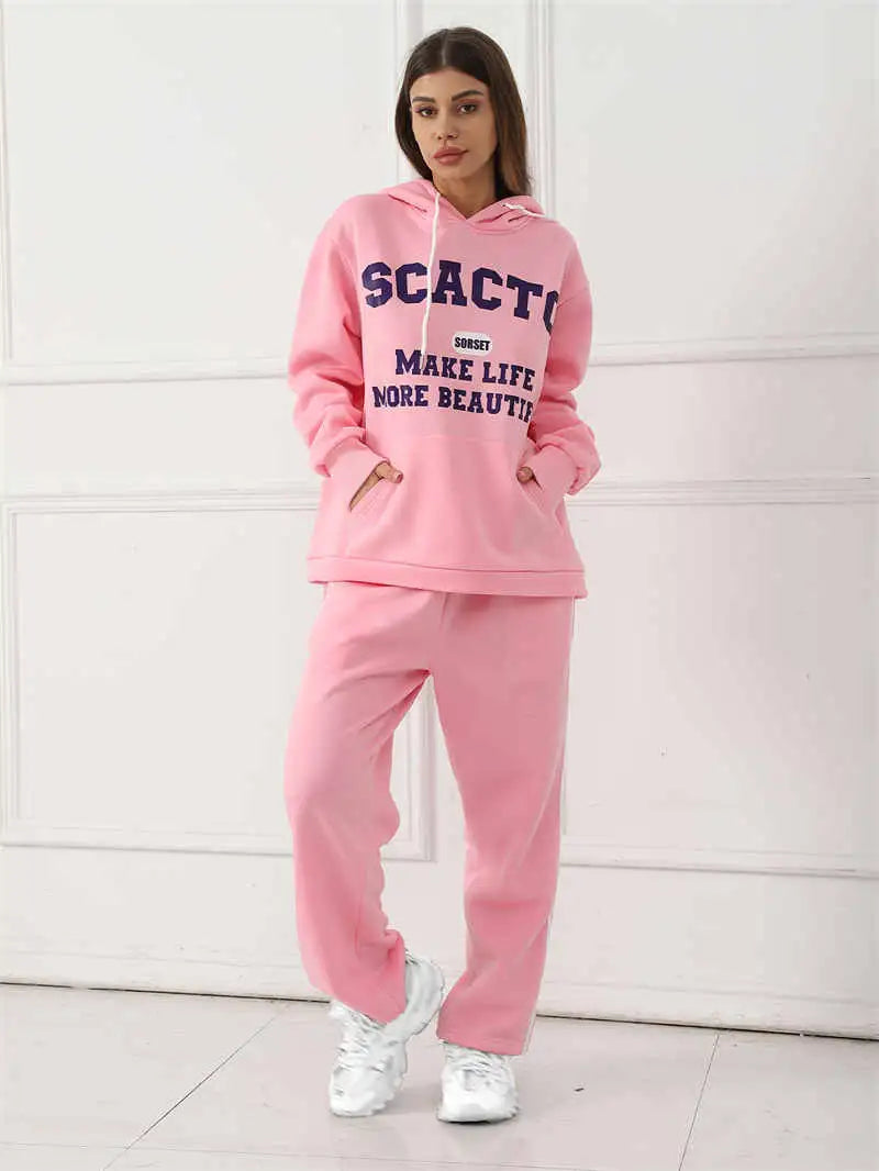 Women's Fashion Casual Printed Top Pants Set - SJB-DIAMOND ELITES