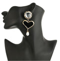 Exaggerated oil drop earring necklace