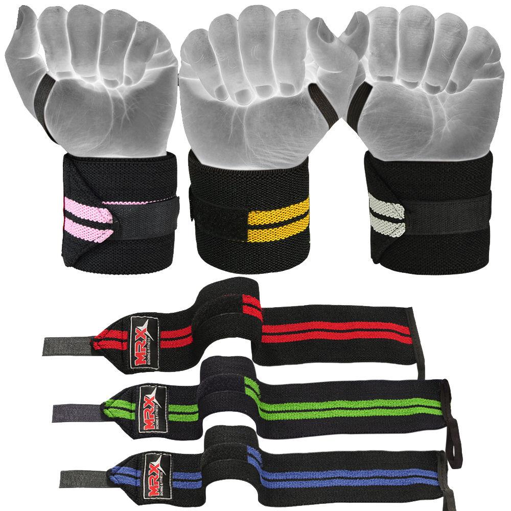 Mrx Weight Lifting Wrist Wraps Bodybuilding Gym Workout Training Unisex - SJB-DIAMOND ELITES