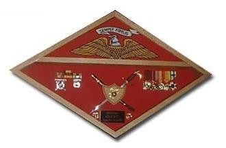 Marine Corps Flag Display Case - 3'x5' The Military Gift Store
