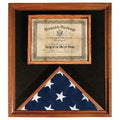 Deluxe USA-Made Solid Hardwood Flag and Document Case The Military Gift Store