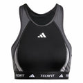 Sports Bra Adidas Techfit  Black Lootquake LLC