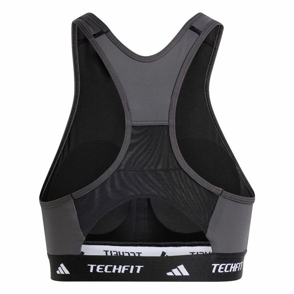 Sports Bra Adidas Techfit  Black Lootquake LLC