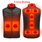 Heated Vest Washable USB Charging Electric Winter Clothes