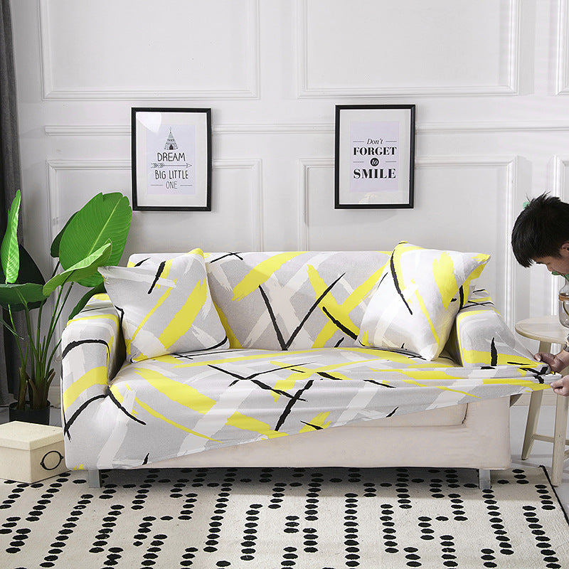 Printed sofa cushion sofa cover sofa cover Pi-Mart