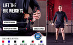 2 Pairs MRX Weight Lifting Straps with Wrist Support for Men & Women Gym Workouts - SJB-DIAMOND ELITES