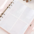 40/80 Pockets PVC Card Holder Photo Album Pages Album Pages Card Sleeves Storage Photo Holder Transparent 3/5 inch Album Page ScrapbookAnniversary Gift For Couple Stevvex