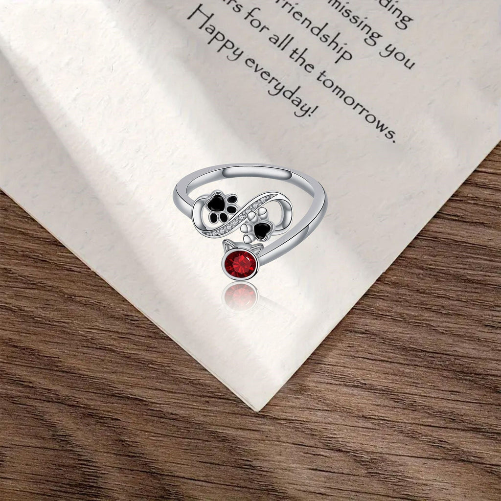 Fashion Dog's Paw Adjustable Ring Pi-Mart